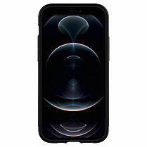Чохол Spigen для iPhone 12 / 12 Pro Slim Armor, Black, фото 6
