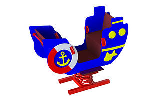 Гойдалки гойдалка на пружинах Катер, фото 2