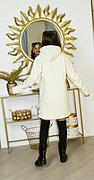 Сукня на дівчинку зимова білого кольору утеплена туніка підліткова на кожен день вік 5-15 років, фото 4