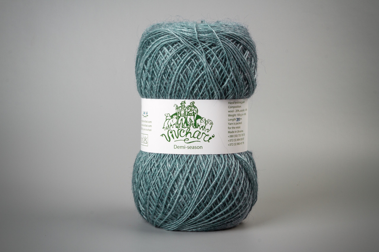 Пряжа демісезонна Vivchari Demi-Season, Color No.759 сірий джинс
