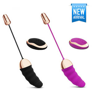 Віброяйце вібратор на пульті з USB зарядкою Jump Egg Tenon під трусики для клітора