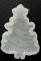 Молд силіконовий для льодяників, шоколаду та мастики Ялинка 7,0 см 5,0 см