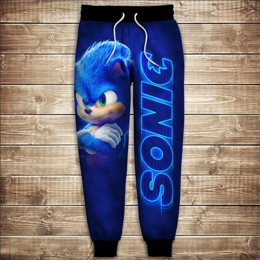 Штани з принтом 3DSonic Їжак Сонік