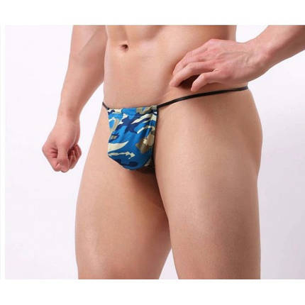 Чоловічі армійські стрінги з камуфляжним принтом Edward, фото 1