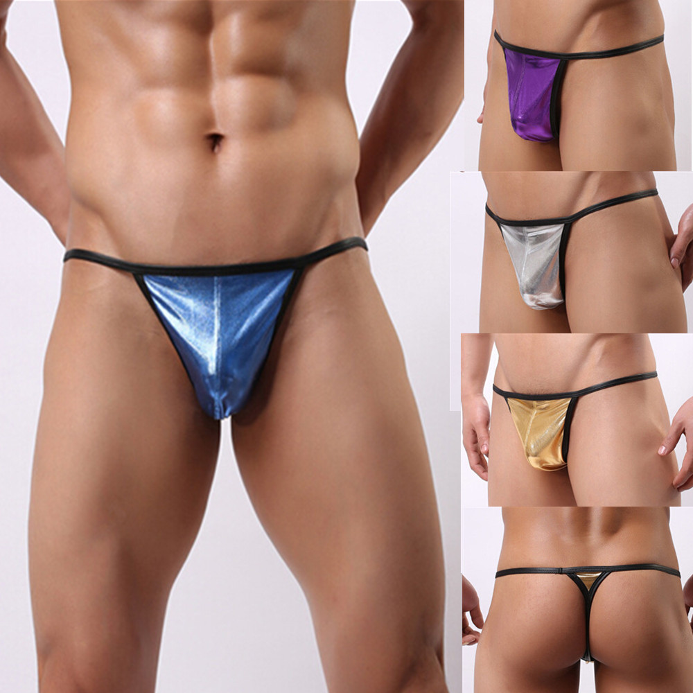 Чоловічі вінілові стрінги Oliver