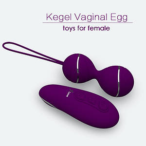 Кульки кегеля вагінальні з вібрацією і дистанційним управлінням Vibro Balls + Пульт з вібрацією