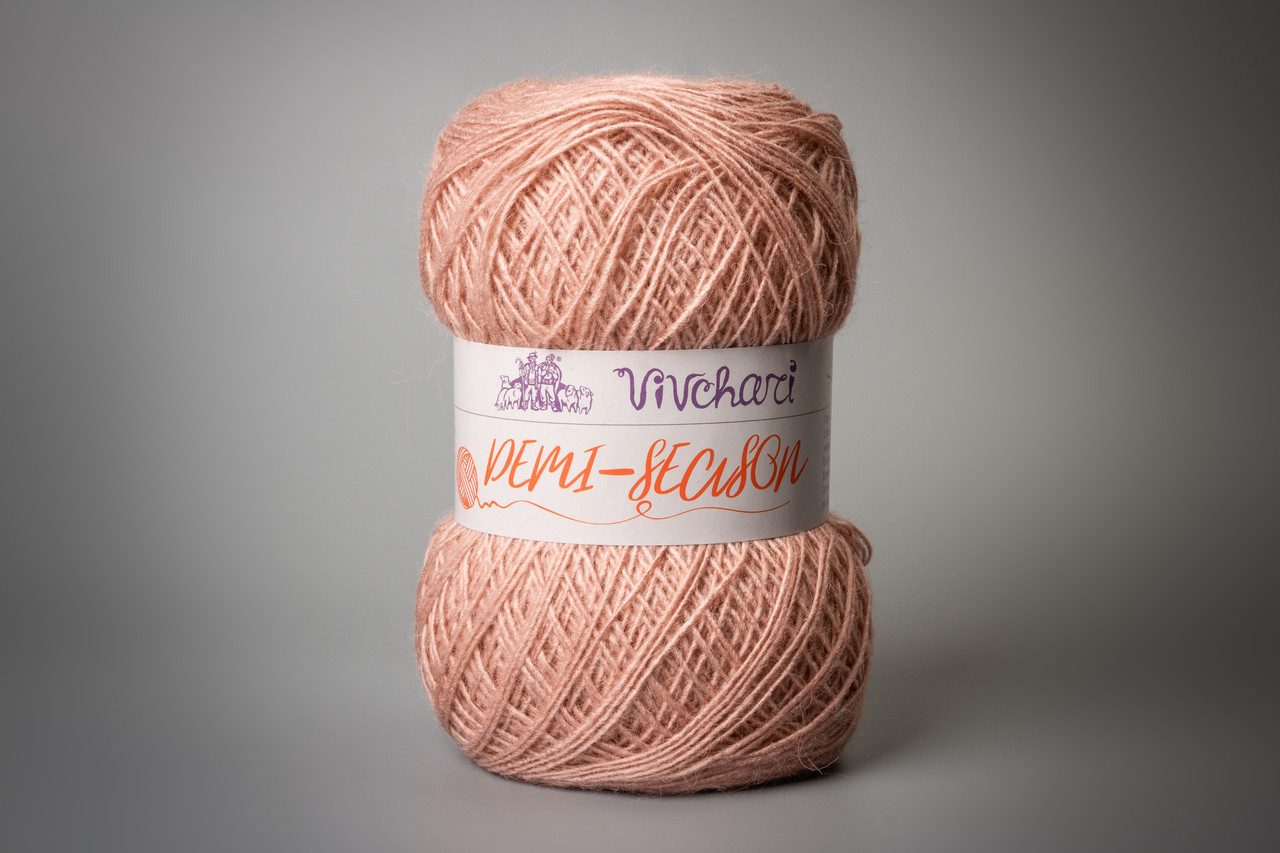 Пряжа демісезонна Vivchari Demi-Season, Color No.768 пудровий