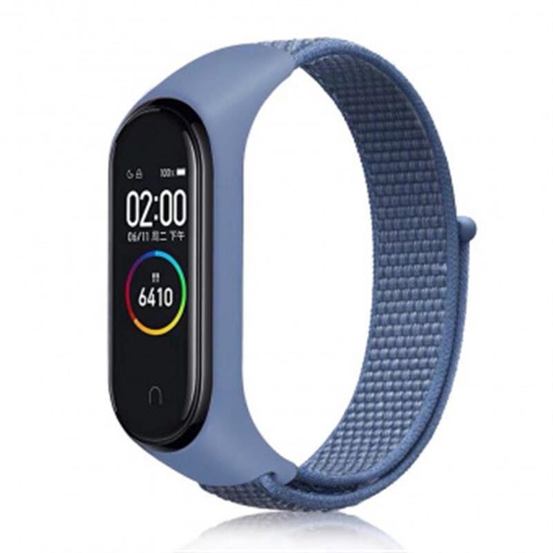 Ремешок BeCover Nylon Style для Xiaomi Mi Smart Band 5/Mi Smart Band 6 Blue (705417), фото 1