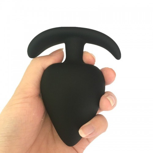 Анальна пробка силіконова Plump Plug by Tmishion велика XL 5cм