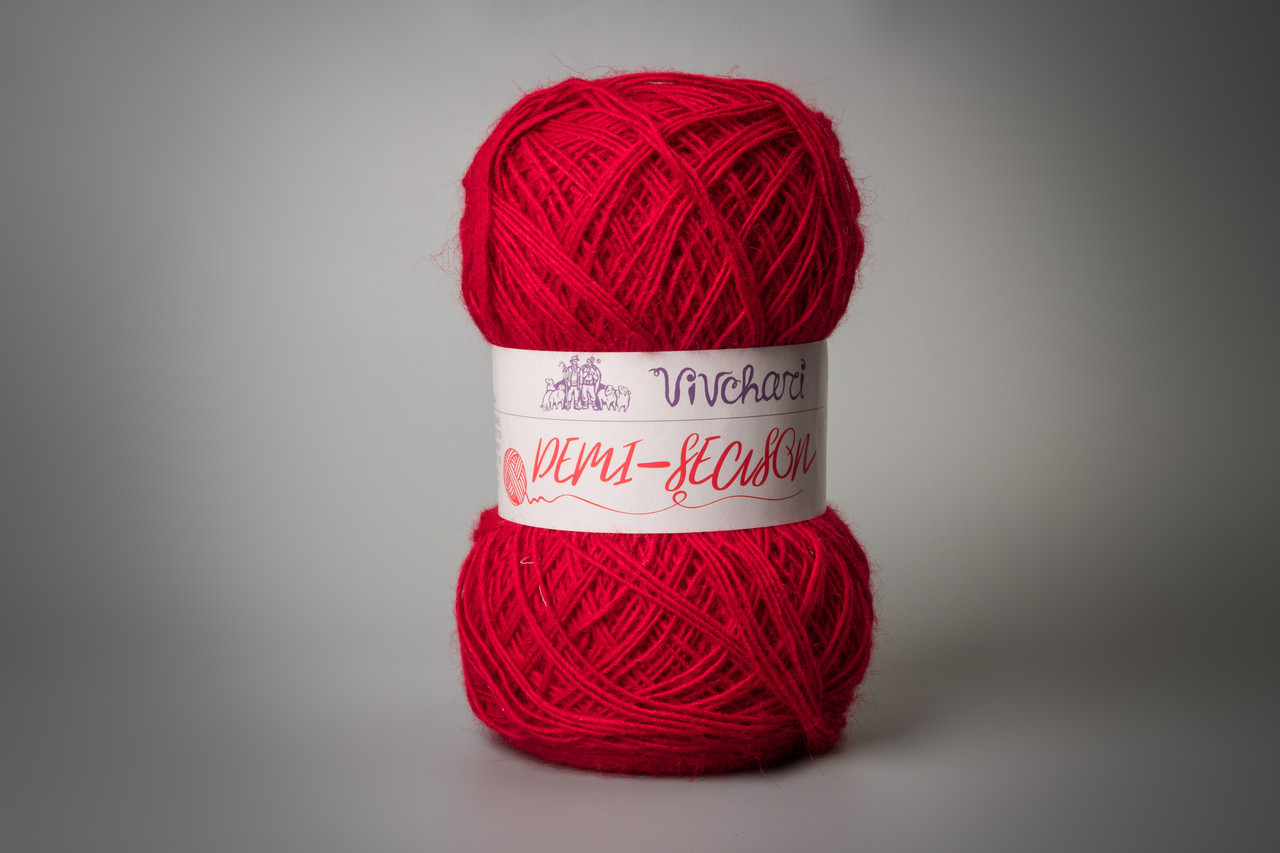 Пряжа демісезонна Vivchari Demi-Season, Color No.770 червоний