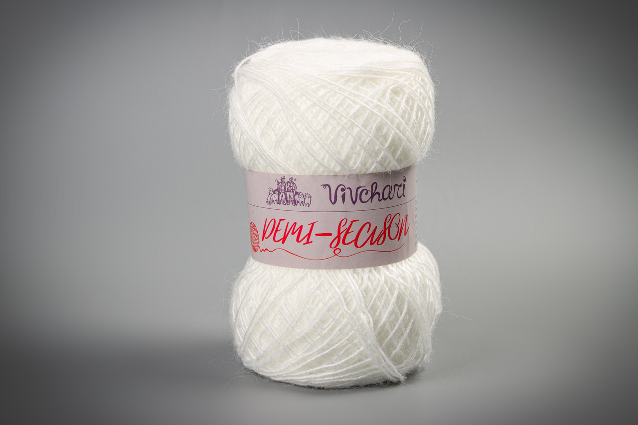 Пряжа демісезонна Vivchari Demi-Season, Color No.772 вибілений