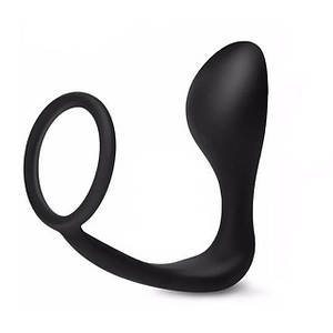 Масажер простати з кільцем на пеніс ROGER