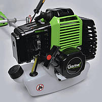 Бензиновий тример Gärtner BCG-2812, 2.8 кВт, 3.8 л. с., 52 см3, ширина скосу ліска/ніж 420/255 мм, бак 1.2 л., фото 6