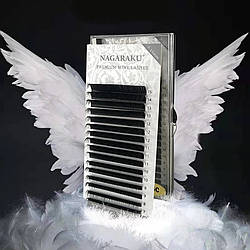 Вії для нарощування Nagaraku MIX 0.07 C