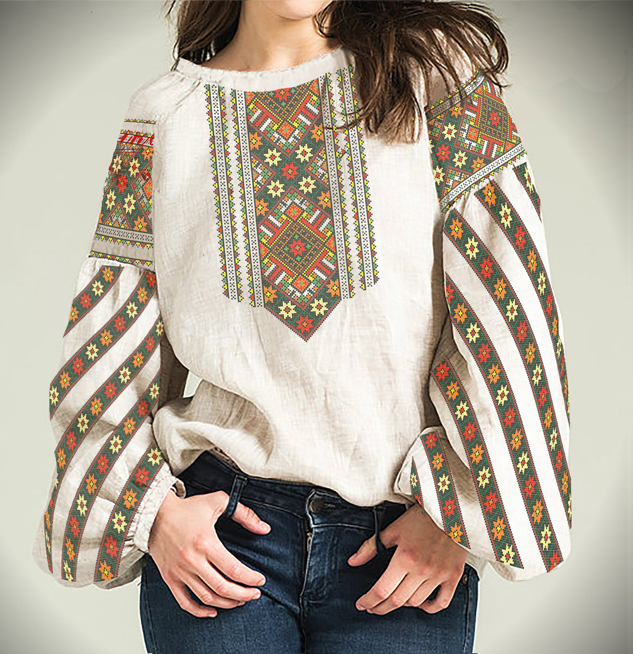 Заготовка для жіночої вишиванки БОХО №212, фото 1