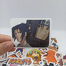 Набір вінілових наклейок стикерів Стикерпак Naruto No2 Аніме Стикербомбінг на автотелефон ноутбук стіну 62 шт., фото 4