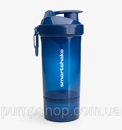 Шейкер Bodybuilding Signature SmartShake Original2Go One 800 мл navy blue, фото 1