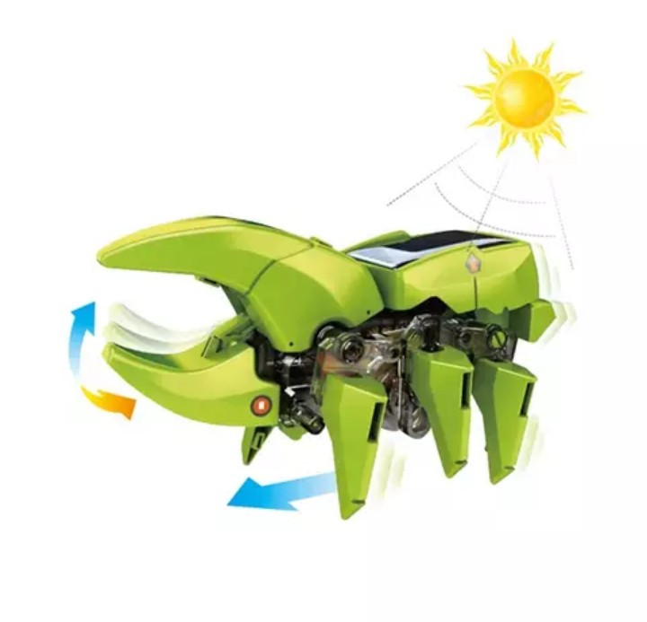 Робот-конструктор на сонячних батареях 4 в 1 Буранозавр Solar Kit