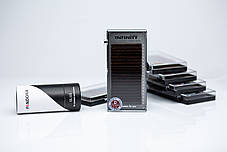 Вії INFINITY Dark Brown D 0.10 Mix 8-14, фото 4