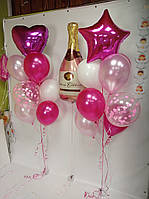 Готовий набір куль No14 "рожеве шампанське"