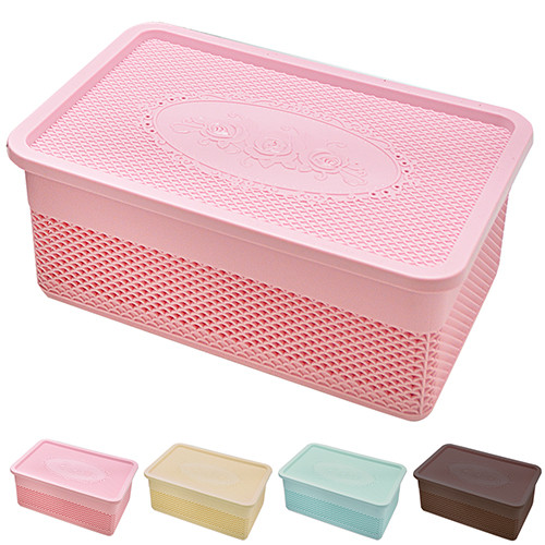 Кошик із кришкою XL 24*35*11см 39741-XL, фото 1