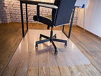 Ковер под кресло для защиты пола Словакия 2 мм 90х120 см прозрачный шероховатый