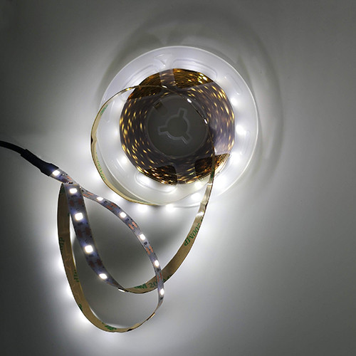 Світлодіодна Холодний Білий LED 5v/В стрічка SMD 2835, фото 1