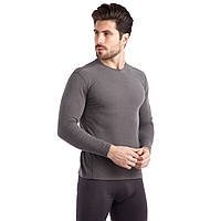 Термобілизна чоловіча футболка з довгим рукавом (лонгслів) JASON 1925 (PL, бавовна, фліс двосторонній, M-3XL,
