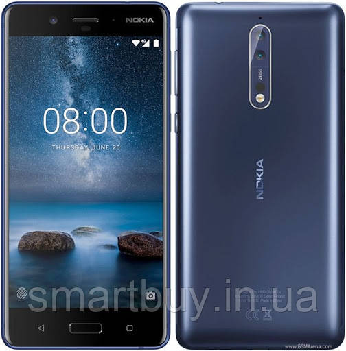 Nokia 8 4Gb/64Gb Tempered Blue (гарантія 3 місяці) + Захисне скло на екран