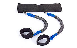 Тренувальна система для стрибків JUMPING EXERCISER FI-3024 (латекс d-5*12 мм, поліестер, довжина джгутів-37 см,
