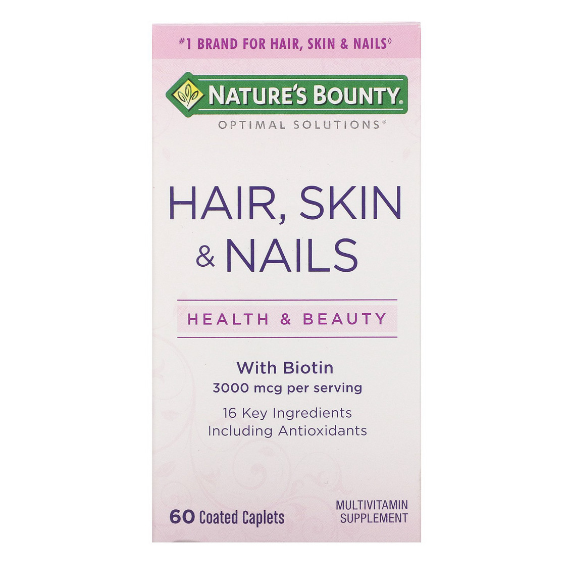 Nature's Bounty, Волосся, шкіра і нігті, 60 капсул