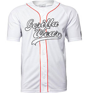 Бейсбольна футболка Gorilla Wear 82 Jersey XL, XXL біла