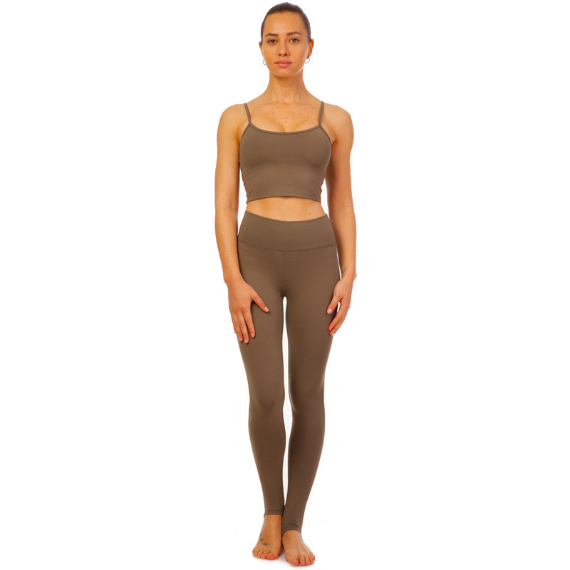 Комплект для занять фітнесом і йогою (лосини з лямками та топ) VSX SP123-CK7800 (лайкра, р-р S-L-42-48, кольори