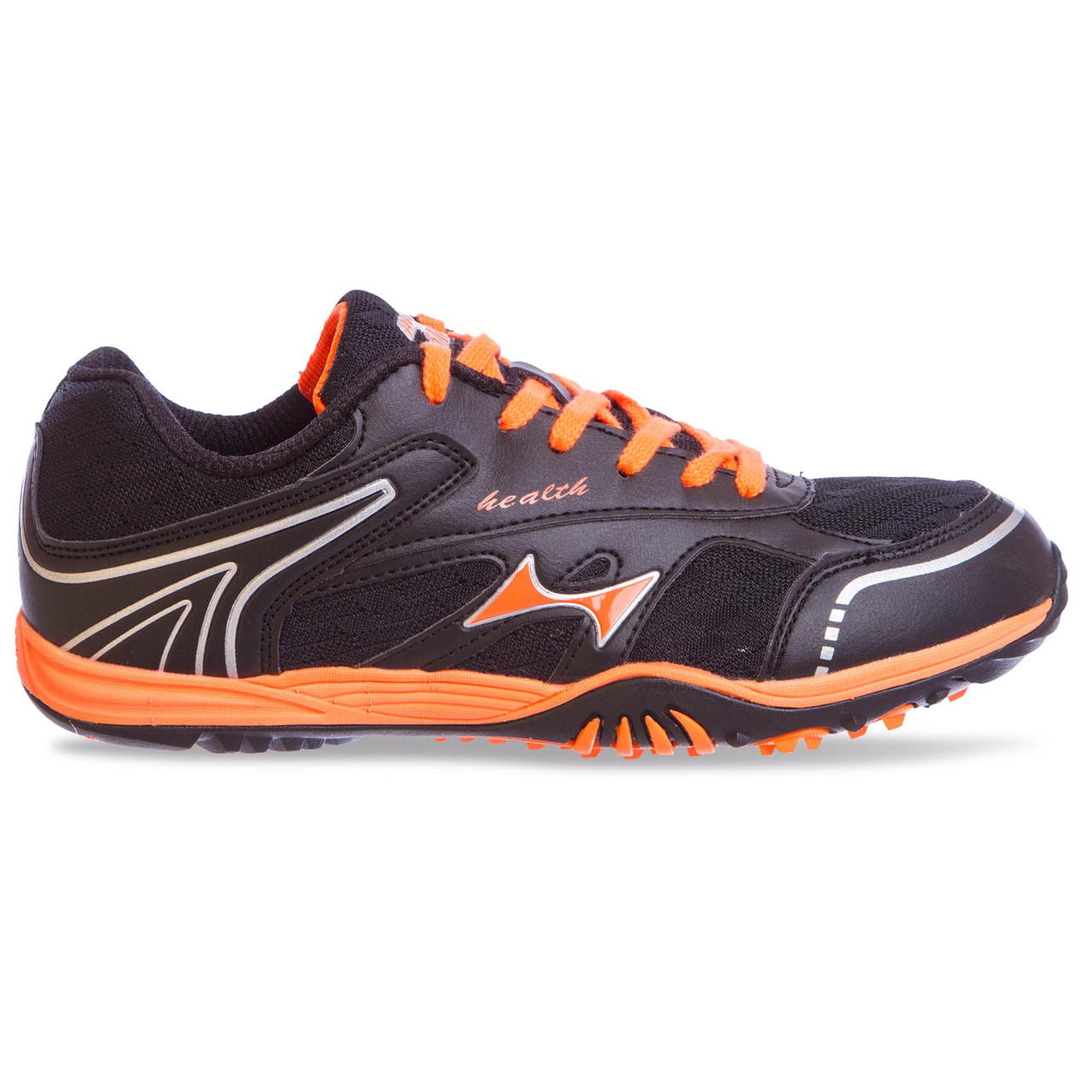 Кросівки Health 1100-3 розмір 37-45 чорний-жовтогарячий