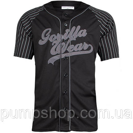 Бейсбольна футболка Gorilla Wear 82 Jersey XL, XXL чорна, фото 2
