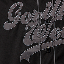 Бейсбольна футболка Gorilla Wear 82 Jersey XL, XXL чорна, фото 3
