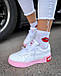 Зимние женские кроссовки Puma Cali Sport Pure White Pink, фото 2