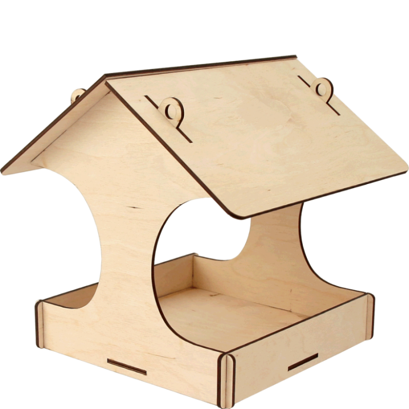 Заготовка для декорування "Годівничка для птахів 3", 23 х 20 х 22 см., фото 1