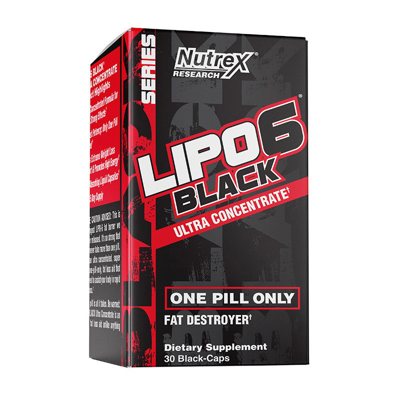 Nutrex Lipo 6 black Ultra Concentrate 30 black-caps, фото 1