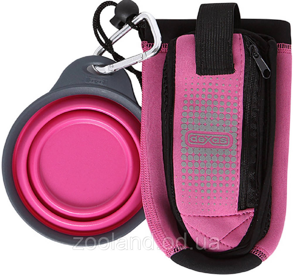 Dx30808 Dexas BottlePocket Сумка зі складаною мискою для води та аксесуарів, зілля