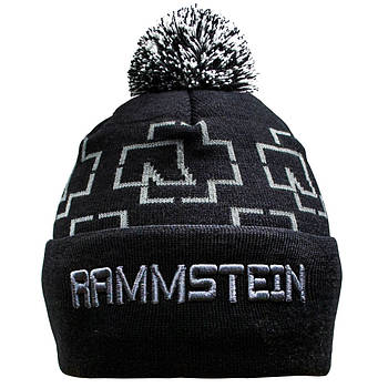 Шапка Rammstein (logo) c жакардовим візерунком