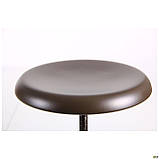 Гвинтовий стілець-табурет AMF Ringo кава металева кругла на ніжках, фото 4