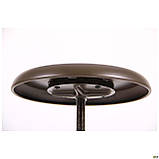 Гвинтовий стілець-табурет AMF Ringo кава металева кругла на ніжках, фото 5