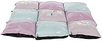 Trixie TX-37073 Лежак для щенков "Рatchwork" 60х60 см. светло-лиловый/мятный/розовый