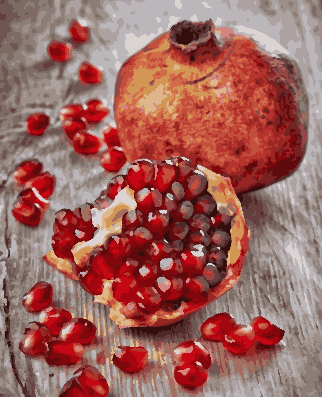 Картини за номерами "Гранаті" 50*60 см