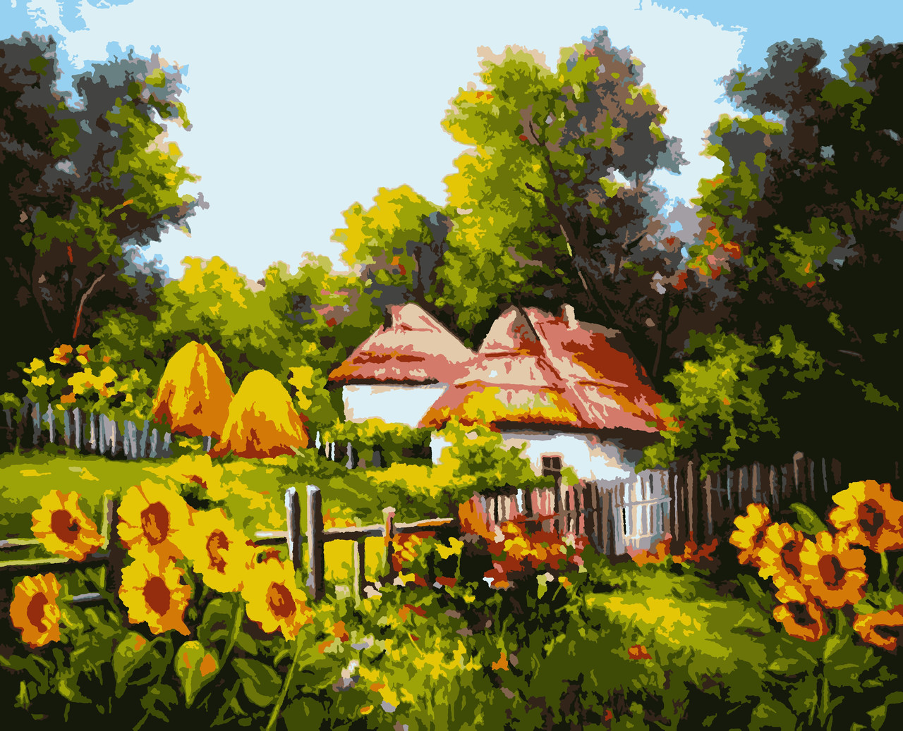 Картини за номерами "Українськими стежками" 40*50 см