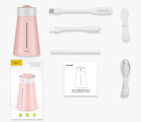 Зволожувач повітря Baseus Slim Waist Humidifier Pink (DHMY-A04)