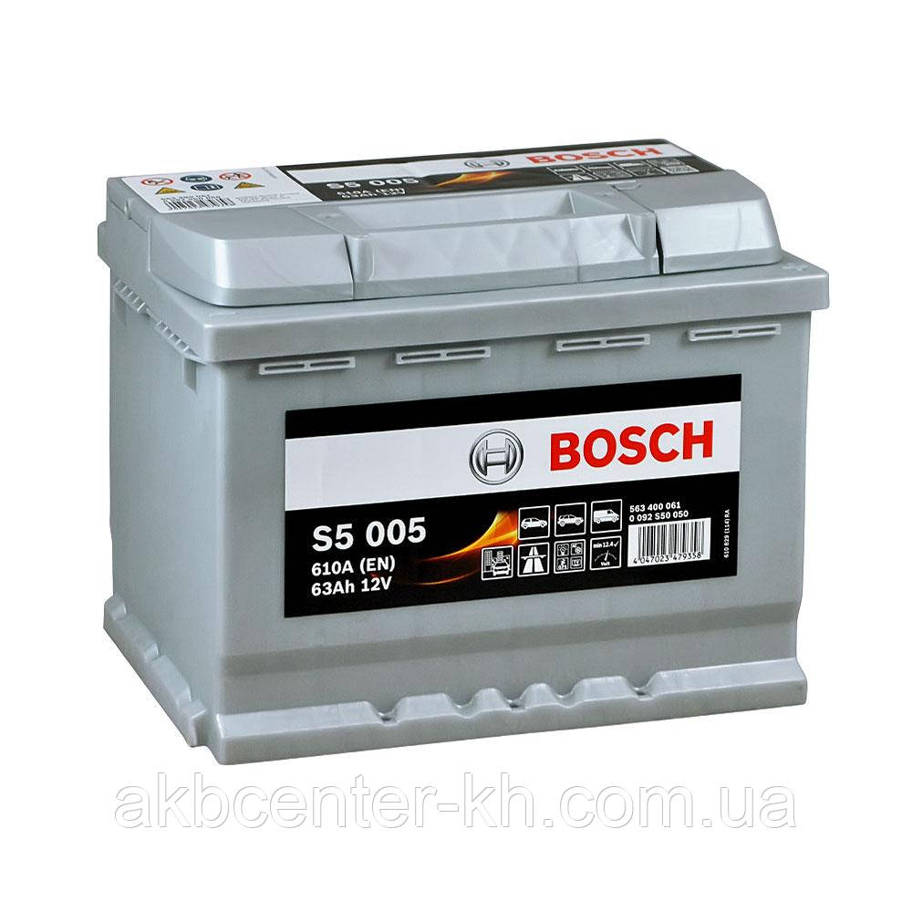 Акумулятор автомобільний BOSCH 6CT-63 S5 R 610A