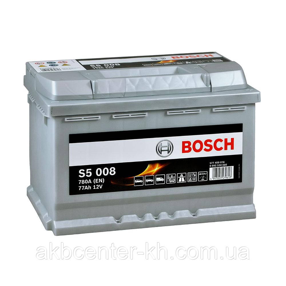 Акумулятор автомобільний BOSCH 6CT-77 S5 R 780A, фото 1