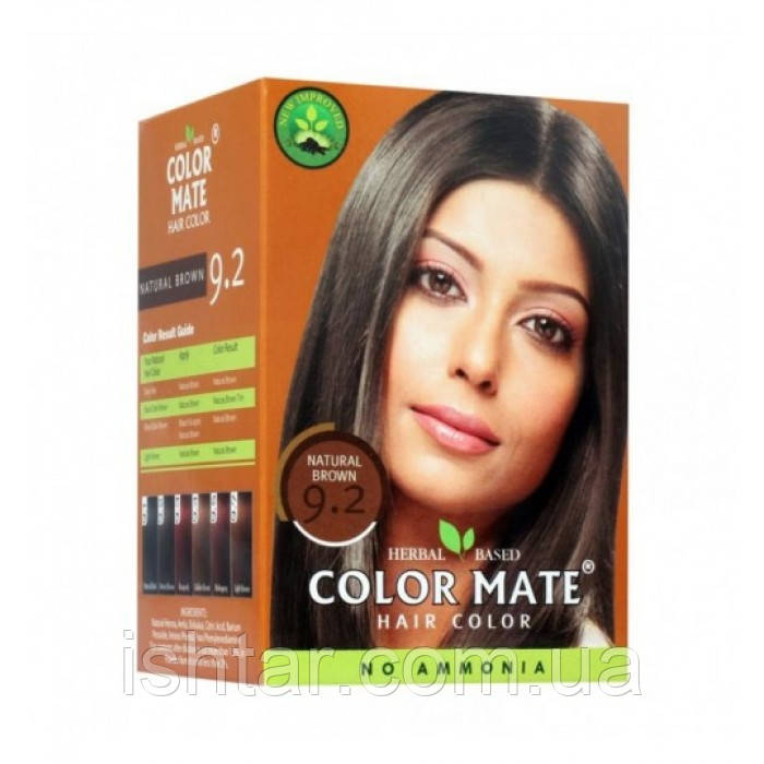 Натуральна фарба для волосся COLOR MATE Hair Color коричневий (9.2) 15 г.